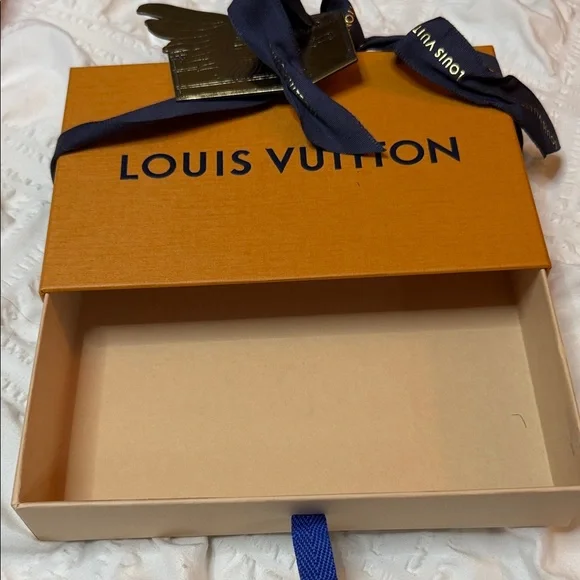 Louis Vuitton Saffron Box with Indigo Tab - Picture 3 of 3